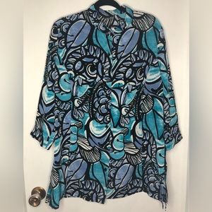 Floral Leaf Blouse